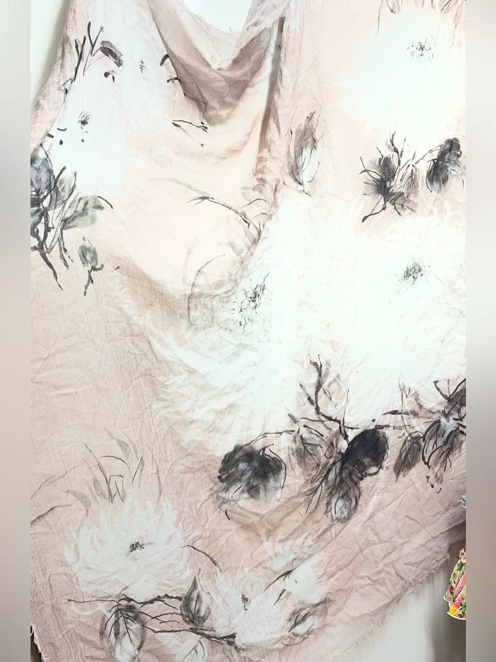 MaxMara silk wool cashmere scarf women’s designer OS